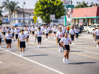 On September 2, 2024, in Banning Park, United States, 42 unions hold the 45th Annual LA Labor Day Parade, ending with a picnic in Banning Pa...