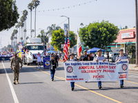 On September 2, 2024, in Banning Park, United States, 42 unions hold the 45th Annual LA Labor Day Parade, ending with a picnic in Banning Pa...