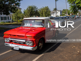 On September 2, 2024, in Banning Park, United States, 42 unions hold the 45th Annual LA Labor Day Parade, ending with a picnic in Banning Pa...