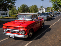 On September 2, 2024, in Banning Park, United States, 42 unions hold the 45th Annual LA Labor Day Parade, ending with a picnic in Banning Pa...