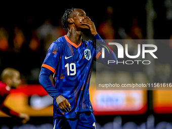 Netherlands player Emmanuel Emegha during the match between the Netherlands and Georgia at the Covebo Stadium - De Koel for the Qualificatio...