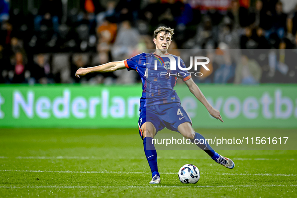 Netherlands player Youri Baas during the match between Netherlands and Georgia at the Covebo Stadium - De Koel for the Qualification EK 2025...