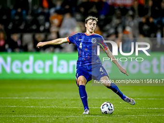 Netherlands player Youri Baas during the match between Netherlands and Georgia at the Covebo Stadium - De Koel for the Qualification EK 2025...