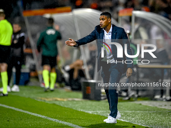 Netherlands trainer coach Michael Reiziger during the match between the Netherlands and Georgia at the Covebo Stadium - De Koel for the Qual...