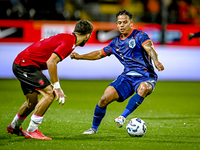 Netherlands player Million Manhoef plays during the match between the Netherlands and Georgia at the Covebo Stadium - De Koel for the Qualif...