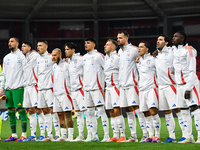 Players of Italy's national team before Israel vs Italy: matchday 2 of UEFA Nations League 2024-2025, in Budapest, Hungary, on September 9,...