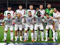 Players of Italy's national team before Israel vs Italy: matchday 2 of UEFA Nations League 2024-2025, in Budapest, Hungary, on September 9,...