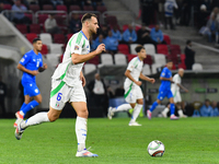 Federico Gatti is in action during Israel vs Italy: matchday 2 of UEFA Nations League 2024-2025, at Bozsik Arena in Budapest, Hungary, on Se...