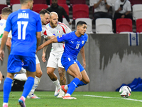 Anan Khalaili in action during Israel vs. Italy: matchday 2 of UEFA Nations League 2024-2025, in Budapest, Hungary, on September 9, 2024, at...