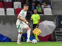 Alessandro Buongiorno is in action during Israel vs Italy: matchday 2 of UEFA Nations League 2024-2025, in Budapest, Hungary, on September 9...