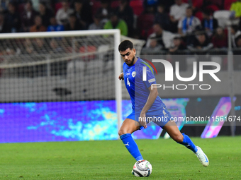 Idan Nachmias in action during Israel vs. Italy: matchday 2 of UEFA Nations League 2024-2025, in Budapest, Hungary, on September 9, 2024, at...