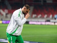 Gianluigi Donnarumma of Italy enters the pitch before the UEFA Nations League 2024/25 League A Group A2 match between Israel and Italy at Bo...