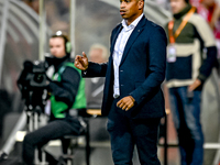 Netherlands trainer coach Michael Reiziger during the match between the Netherlands and Georgia at the Covebo Stadium - De Koel for the Qual...