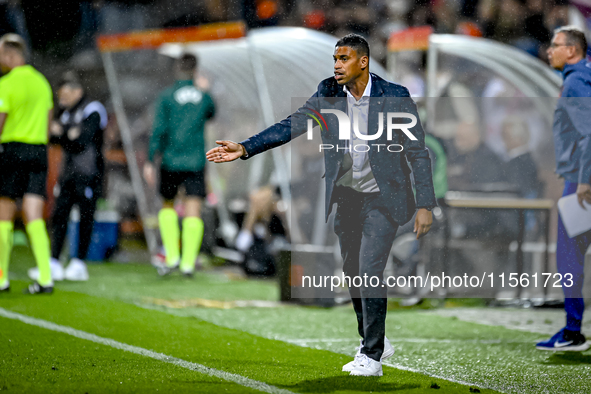 Netherlands trainer coach Michael Reiziger during the match between the Netherlands and Georgia at the Covebo Stadium - De Koel for the Qual...