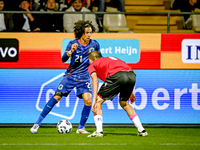 Netherlands player Gjivaj Zechiel plays during the match between the Netherlands and Georgia at the Covebo Stadium - De Koel for the Qualifi...