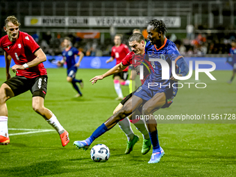 Netherlands player Emmanuel Emegha during the match between the Netherlands and Georgia at the Covebo Stadium - De Koel for the Qualificatio...