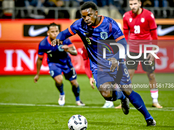 Netherlands player Noah Ohio, during the match Netherlands - Georgia at the Covebo Stadium - De Koel  for the Qualification EK 2025 group C...