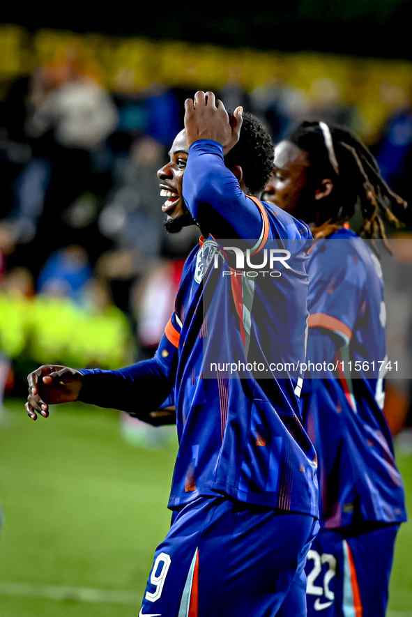 Netherlands player Noah Ohio during the match between the Netherlands and Georgia at the Covebo Stadium - De Koel for the Qualification EK 2...