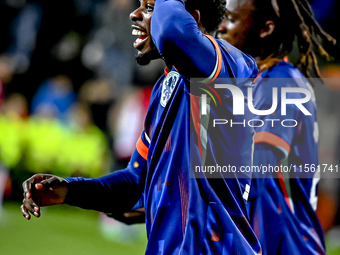 Netherlands player Noah Ohio during the match between the Netherlands and Georgia at the Covebo Stadium - De Koel for the Qualification EK 2...