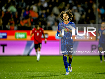 Netherlands player Gjivaj Zechiel plays during the match between the Netherlands and Georgia at the Covebo Stadium - De Koel for the Qualifi...