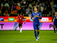 Netherlands player Gjivaj Zechiel plays during the match between the Netherlands and Georgia at the Covebo Stadium - De Koel for the Qualifi...