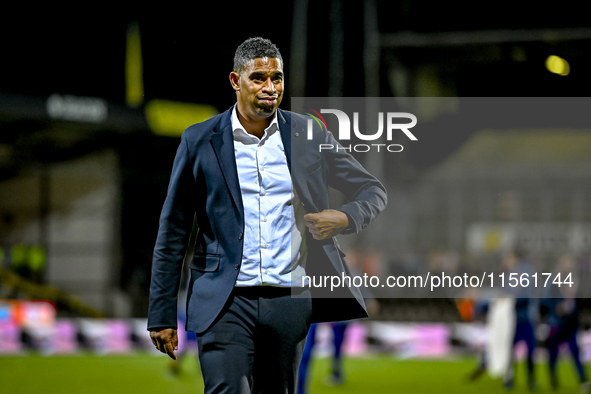 Netherlands trainer coach Michael Reiziger during the match between the Netherlands and Georgia at the Covebo Stadium - De Koel for the Qual...