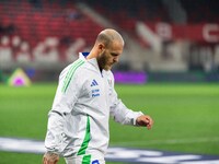 Federico Di Marco of Italy enters the pitch before the UEFA Nations League 2024/25 League A Group A2 match between Israel and Italy at Bozsi...