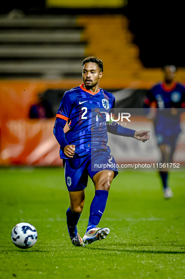 Netherlands player Devyne Rensch during the match between Netherlands and Georgia at the Covebo Stadium - De Koel for the Qualification EK 2...