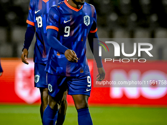 Netherlands player Noah Ohio during the match between the Netherlands and Georgia at the Covebo Stadium - De Koel for the Qualification EK 2...