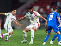 Raoul Bellanova of Italy is in action during the UEFA Nations League 2024/25 League A Group A2 match between Israel and Italy at Bozsik Aren...