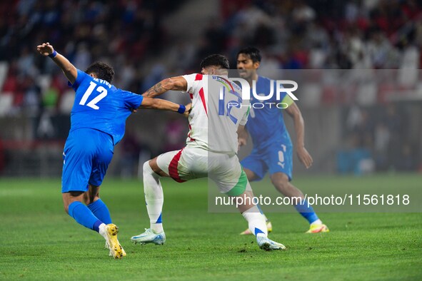 Raoul Bellanova of Italy is in action during the UEFA Nations League 2024/25 League A Group A2 match between Israel and Italy at Bozsik Aren...