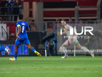 Federico Gatti of Italy is in action during the UEFA Nations League 2024/25 League A Group A2 match between Israel and Italy at Bozsik Arena...