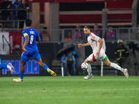 Federico Gatti of Italy is in action during the UEFA Nations League 2024/25 League A Group A2 match between Israel and Italy at Bozsik Arena...