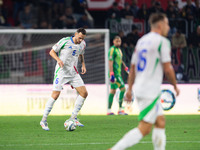 Federico Gatti of Italy is in action during the UEFA Nations League 2024/25 League A Group A2 match between Israel and Italy at Bozsik Arena...