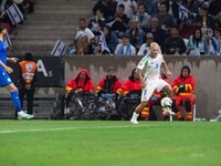 Federico Di Marco of Italy is in action during the UEFA Nations League 2024/25 League A Group A2 match between Israel and Italy at Bozsik Ar...