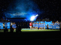 DETROIT,MICHIGAN-SEPTEMBER 8: The Detroit Lions cheerleaders perform ahead of a game between the Los Angeles Rams and the Detroit Lions in D...