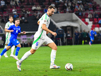 Federico Gatti in action during Israel vs Italy: matchday 2 of UEFA Nations League 2024-2025, in Budapest, Hungary, on September 9, 2024 (