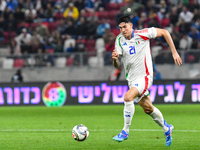 Alessandro Bastoni is in action during Israel vs Italy: matchday 2 of UEFA Nations League 2024-2025, in Budapest, Hungary, on September 9, 2...