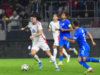 Alessandro Bastoni is in action during Israel vs Italy: matchday 2 of UEFA Nations League 2024-2025, in Budapest, Hungary, on September 9, 2...