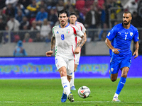 Sandro Tonali is in action during Israel vs Italy: matchday 2 of UEFA Nations League 2024-2025, at Bozsik Arena in Budapest, Hungary, on Sep...