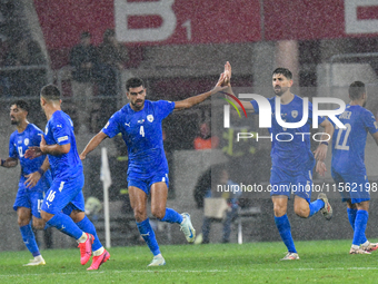 Players of Israel during Israel vs Italy: matchday 2 of UEFA Nations League 2024-2025, in Budapest, Hungary, on September 9, 2024, at Bozsik...