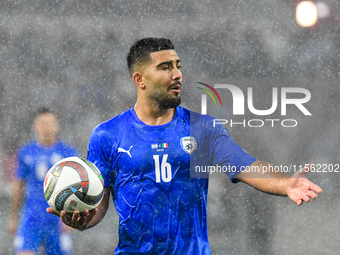 Mohammad Abu Fani during Israel vs Italy: matchday 2 of UEFA Nations League 2024-2025, in Budapest, Hungary, on September 9, 2024, at Bozsik...