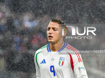 Mateo Retegui during Israel vs Italy: matchday 2 of UEFA Nations League 2024-2025, at Bozsik Arena in Budapest, Hungary, on September 9, 202...