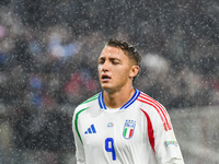 Mateo Retegui during Israel vs Italy: matchday 2 of UEFA Nations League 2024-2025, at Bozsik Arena in Budapest, Hungary, on September 9, 202...