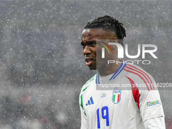 Destiny Udogie during Israel vs Italy: matchday 2 of UEFA Nations League 2024-2025, in Budapest, Hungary, on September 9, 2024, at Bozsik Ar...