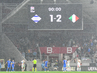 The game between Israel and Italy ends on matchday 2 of the UEFA Nations League 2024-2025, in Bozsik Arena, Budapest, Hungary, on September...