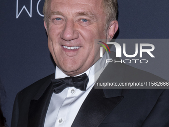 Francois-Henri Pinault attends Kering's 3rd Annual Caring for Women Dinner at The Pool in New York, USA, on September 9, 2024. (