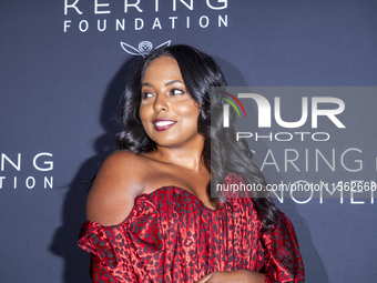 Adrienne Warren attends Kering's 3rd Annual Caring for Women Dinner at The Pool in New York, USA, on September 9, 2024. (