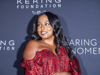 Adrienne Warren attends Kering's 3rd Annual Caring for Women Dinner at The Pool in New York, USA, on September 9, 2024. (