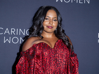 Adrienne Warren attends Kering's 3rd Annual Caring for Women Dinner at The Pool in New York, USA, on September 9, 2024. (